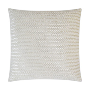 GENE FUR-SQUARE-IVORY-FEATHER-DOWN-FILL 24x24
