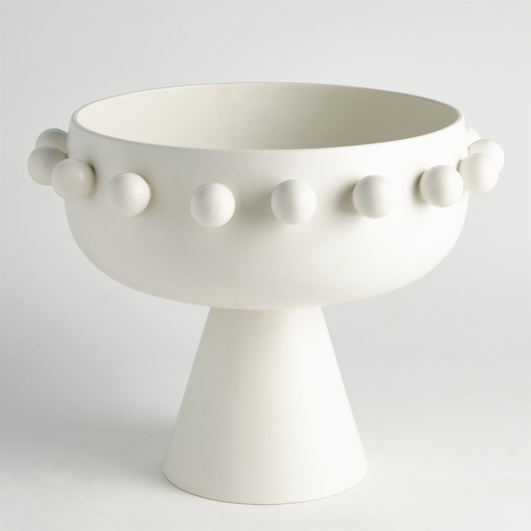 SPHERES COLLECTION FOOTED BOWL-IVORY