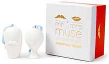 Load image into Gallery viewer, Jonathan Adler Mr. &amp; Mrs. Muse Ornament Set
