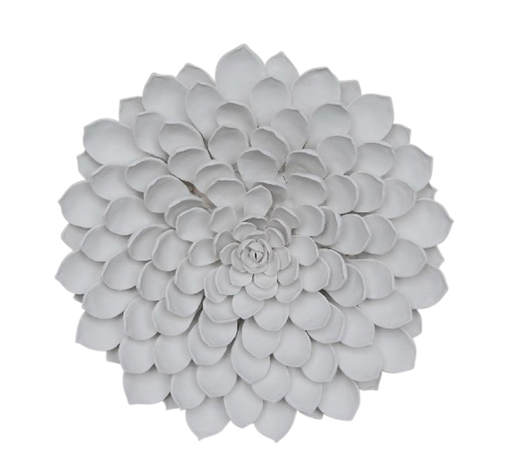 Porcelain Flower Decoration, White