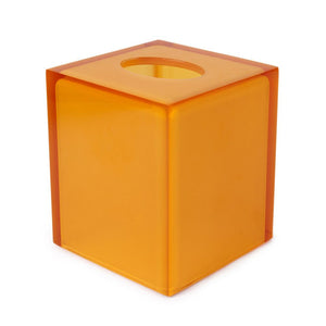 Jonathan Adler Hollywood Tissue Box - Orange