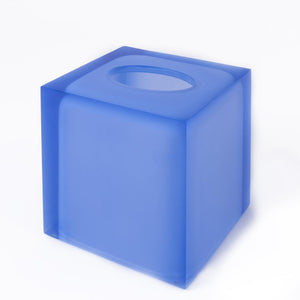 Jonathan Adler Hollywood Tissue Box - Blue