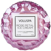 Load image into Gallery viewer, Voluspa Rose Petal Ice Cream Macaron Candle

